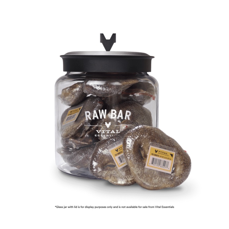 Vital Essentials Raw Bar Freeze Dried Raw Pig Snouts Dog Snacks