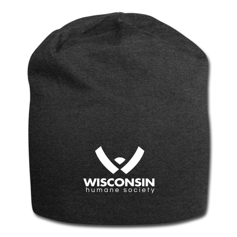 WHS Logo Jersey Beanie charcoal gray
