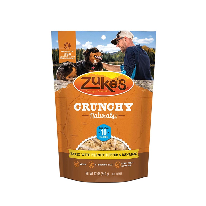 Zuke’s Crunchy Naturals 10s Baked with Peanut Butter & Bananas Dog Treats 12 Oz