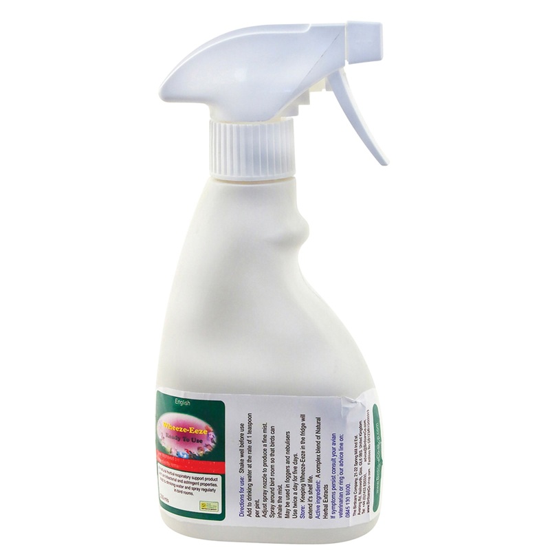 Bird Care Wheeze-eeze 250ml  Respiratory Support for Birds