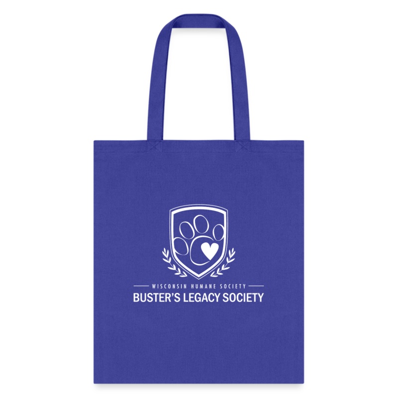 Buster’s Legacy Society Tote Bag royal blue