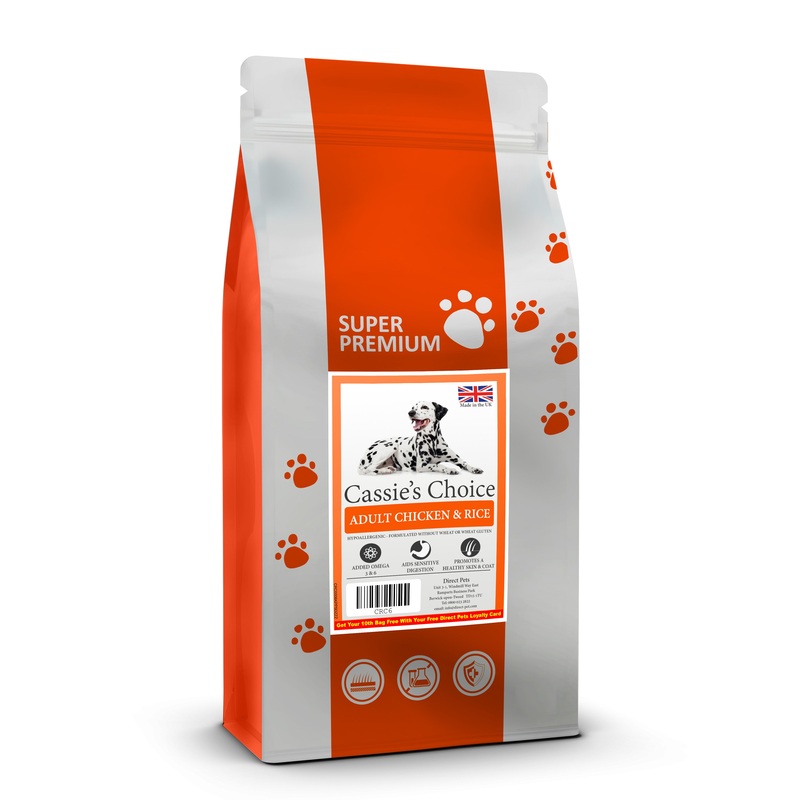 Cassie’s Choice Adult Chicken & Rice Cube 2kg