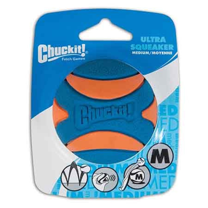 Chuckit! Ultra Squeaker Ball Med Medium