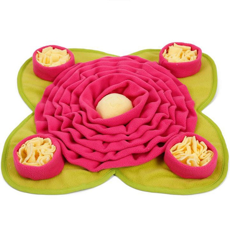 Four Leaf Snuffle Mat Slow Feeding Dog Toy 1.18” H x 18.90” L x 18.90” W