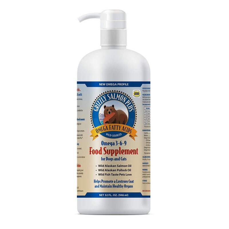 Grizzly Salmon Oil Dog Supplement 32 oz