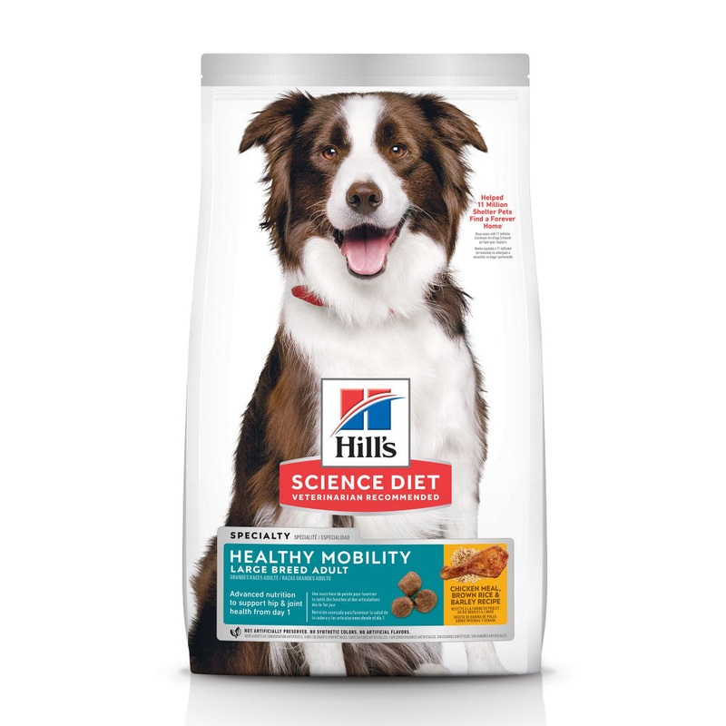 Hill’s Science Diet Adult Healthy Mobility Large Breed Chicken Meal, Brown Rice, & Barley Recipe Dry Dog Food