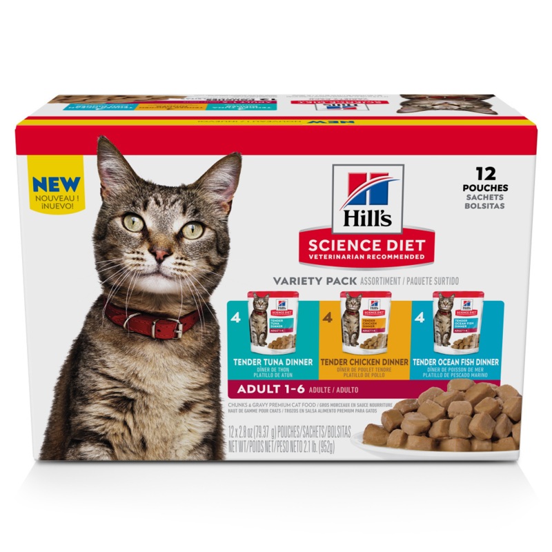 Hill’s Science Diet Tender Dinner Variety Pack Adult Wet Cat Food