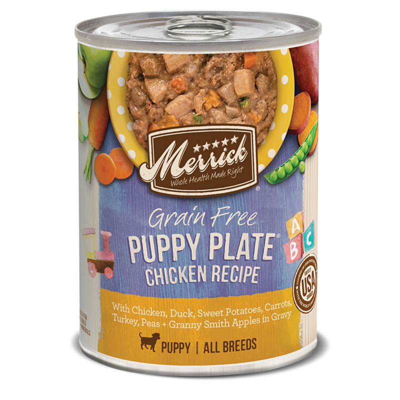 Merrick Grain Free Puppy Plate Chicken Recipe in Gravy