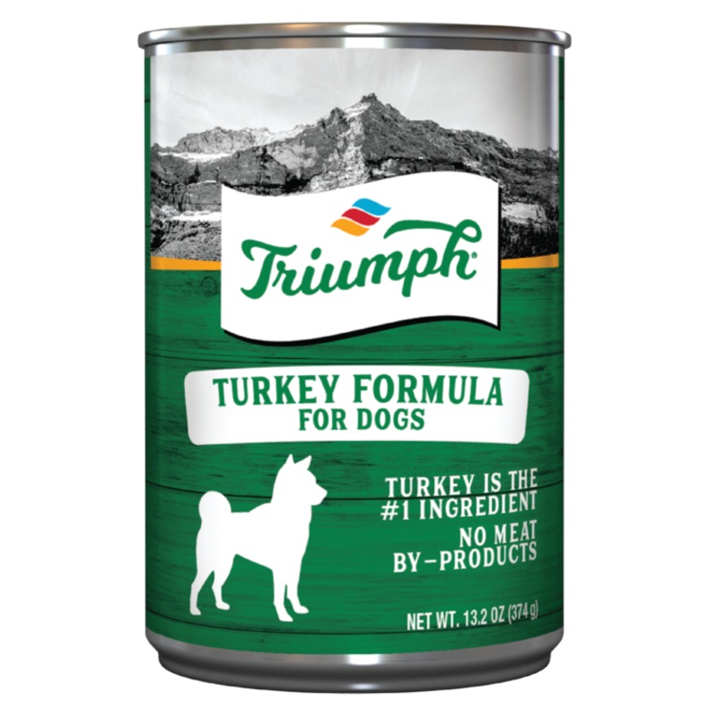 Triumph Turkey Formula Dog Food 13.2oz Can