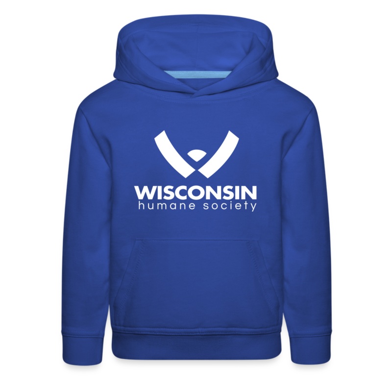WHS Logo Kids Premium Hoodie royal blue Youth S