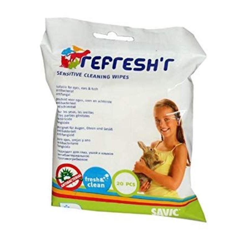 Savic Refresh’r Sensitive Small Animals Wipes –
