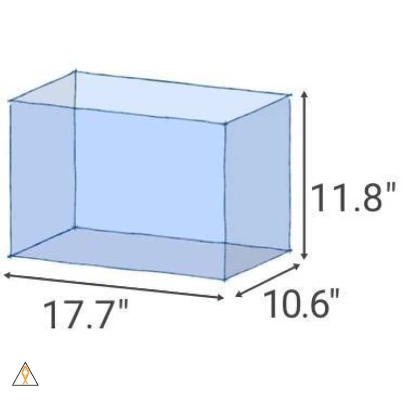 ADA 45-P (9.6 GAL) Rimless Low-Iron Cube Garden Aquarium – Aqua Design Amano 45-P Aquarium
