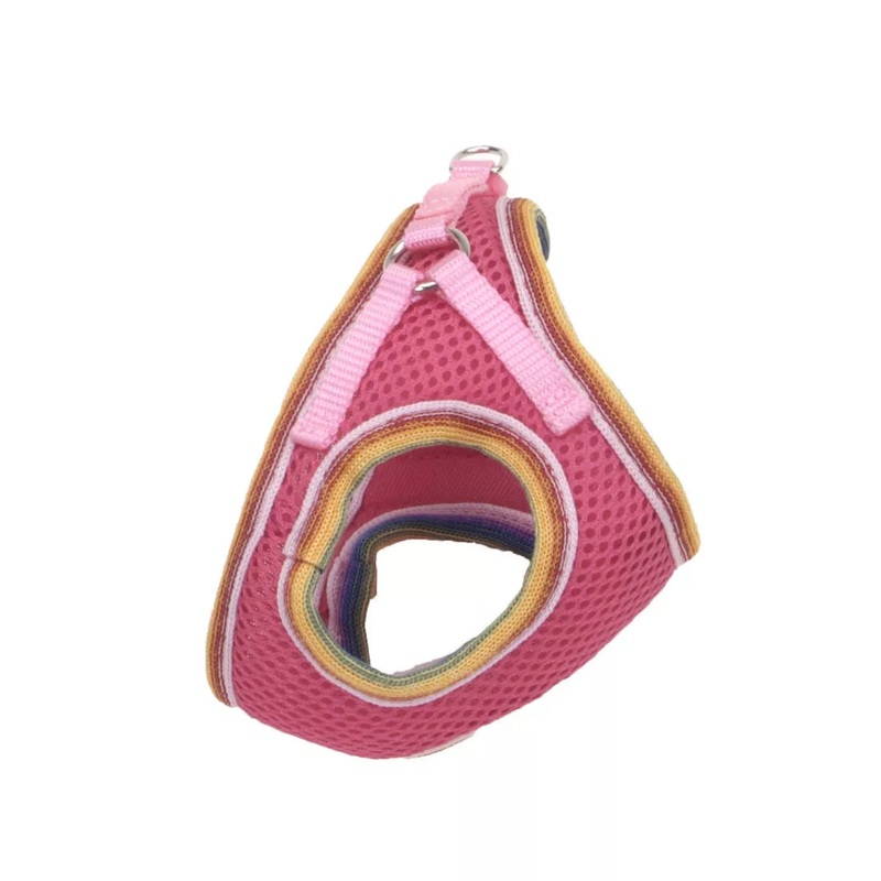 Coastal Li’l Pals 3/8in Wide 10-12in Comfort Mesh Dog Harness Pink