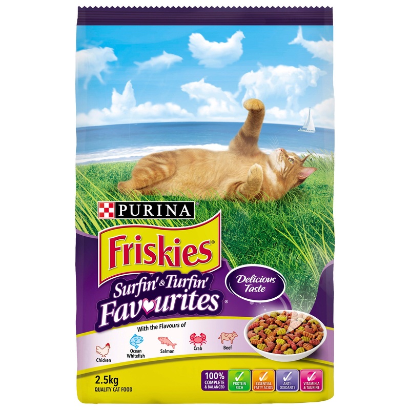 Friskies – Adult Surfin Turfin Dry Cat Food (2.5kg) 2.5kg