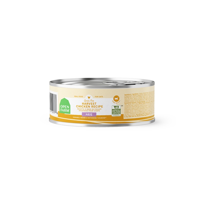 Open Farm Harvest Chicken Pt for Cats 5.3 oz can