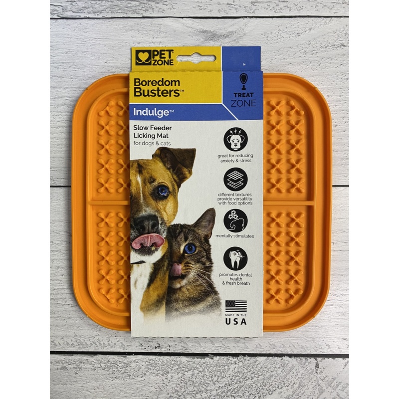 Pet Zone Boredom Busters Indulge Slow Feeder Licking Mat Indulge