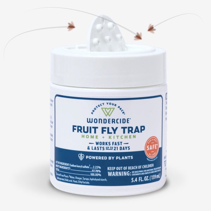 Wondercide Fruit Fly Trap for Home + Kitchen 5.4 oz