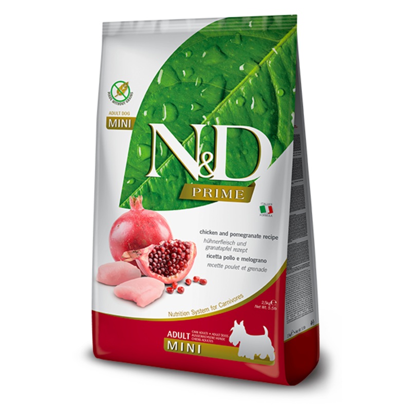Farmina N&D Prime Canine Chicken & Pomegranate Adult Mini Dog Food 5.5 lb