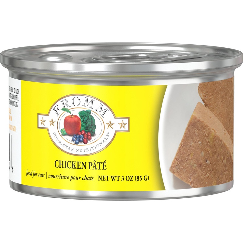Fromm Four-Star Grain-Free Chicken Pate Canned Cat Food 3 oz