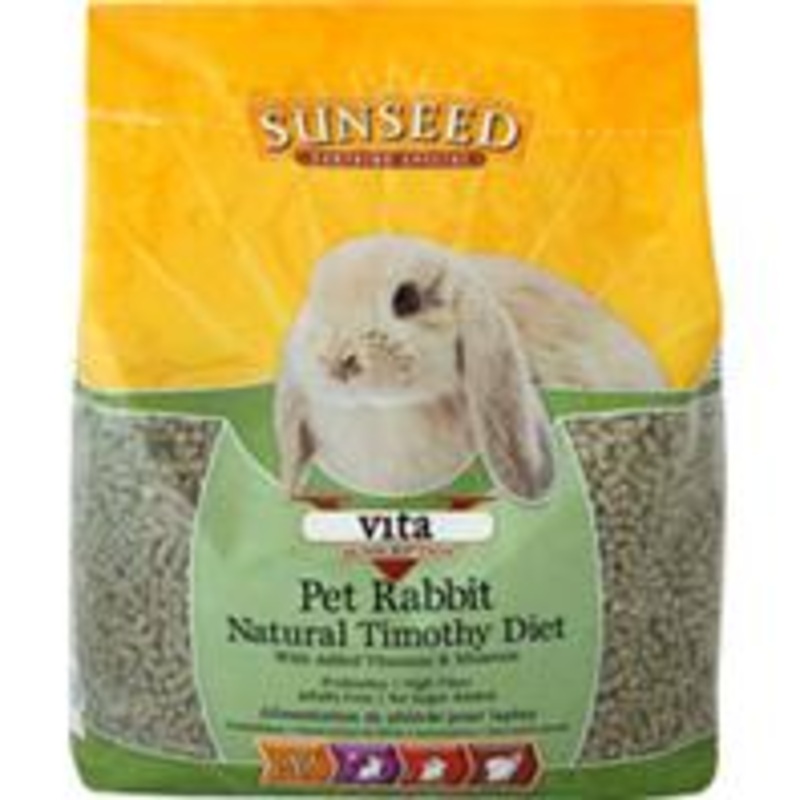 Sunseed Vita Sunscription Natural Timothy Pet Rabbit Diet, 5lbs