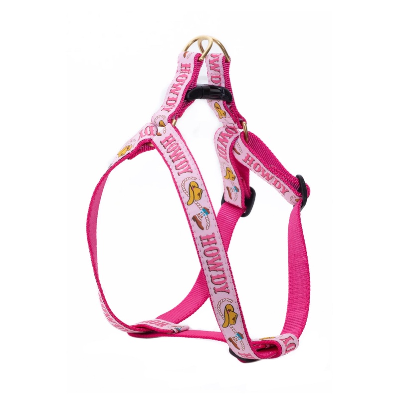 Up Country Howdy Pink Dog Harness X-Small