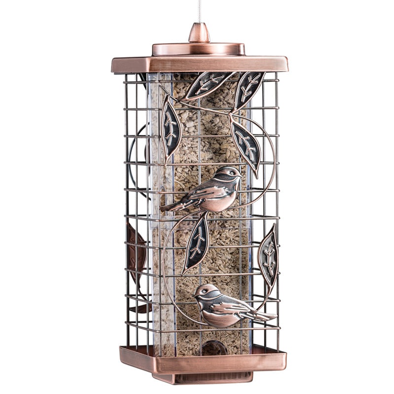 Caged Leaf Tube Feeder