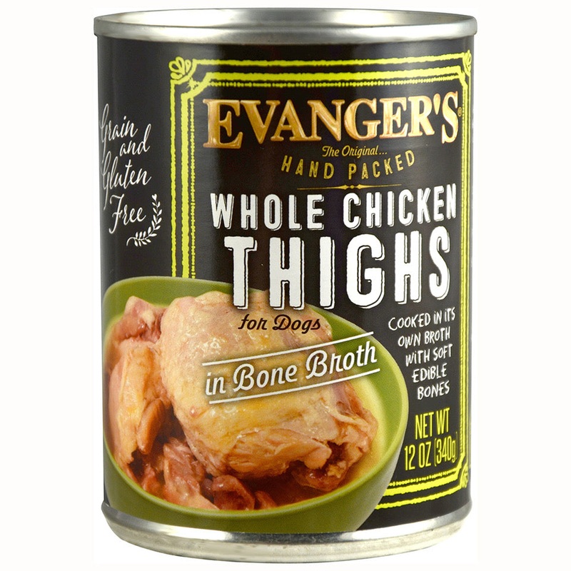 Evanger’s Whole Chicken Thighs 12 oz