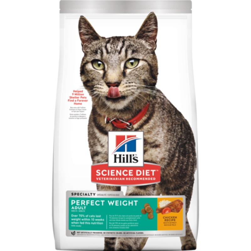 Hill’s Science Diet Adult Perfect Weight cat food 3-lb