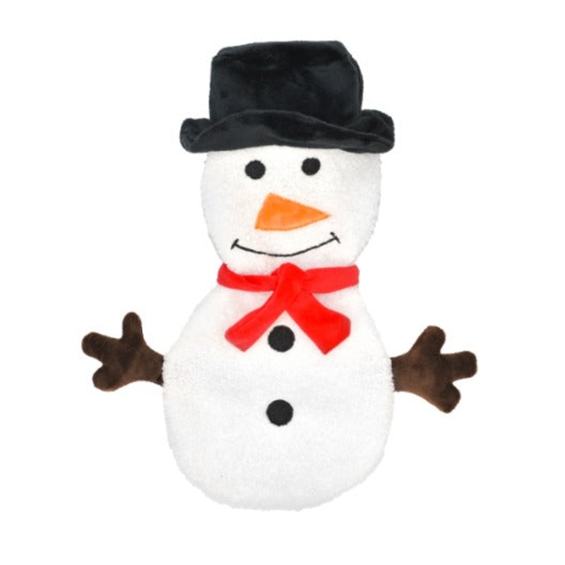 PatchWorkPet Stuffingless Snowman 13″ Dog Toy