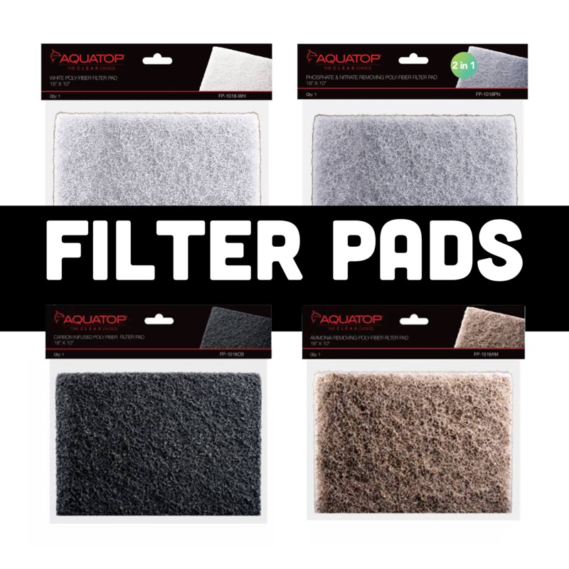 1-PACK INFUSED FILTER MEDIA PADS, 18″x10″ Phosphate & Nitrate Removing Poly-fiber Filter Pad – MAP Price $12.99