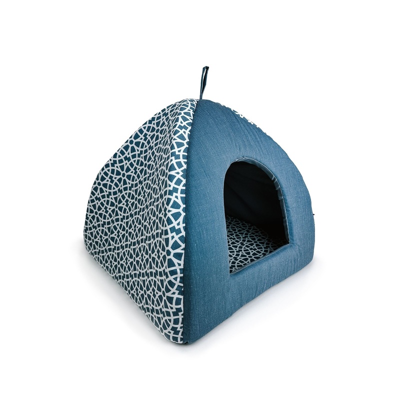 CATTITUDE CAT IGLOO MARRAKESH STEEL BLUE SMALL