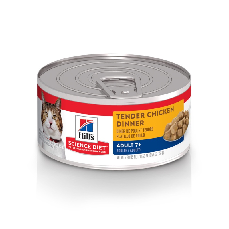Hill’s Science Diet Senior 7+ Tender Chicken Canned Cat Food