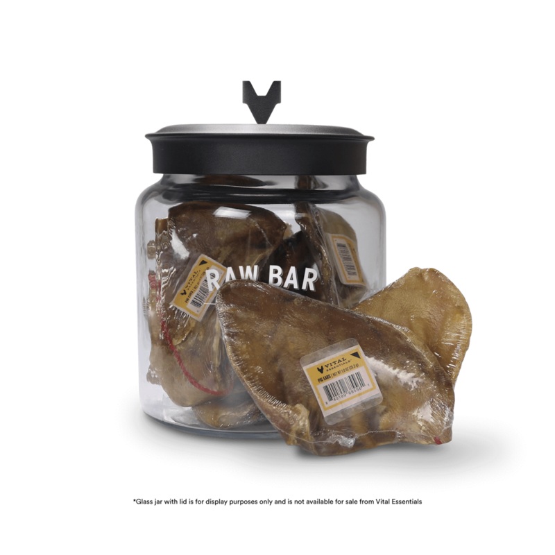 Vital Essentials Raw Bar Freeze Dried Raw Pig Ears Dog Snacks