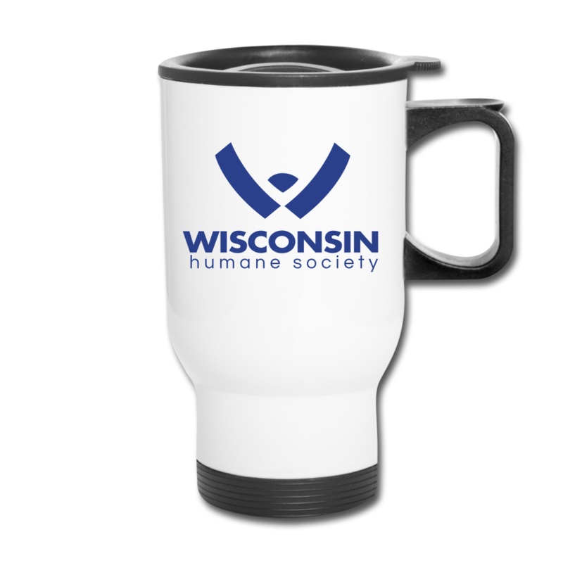 WHS Logo Travel Mug white