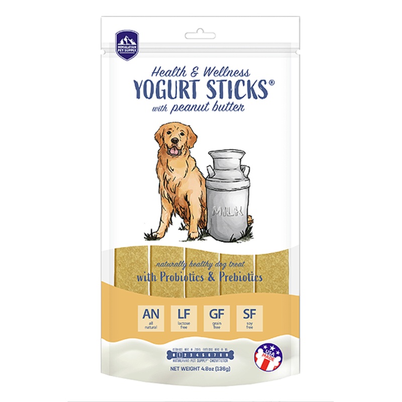 Yogurt Sticks with Peanut Butter Soft Grain-Free Dog Treats 4.8oz