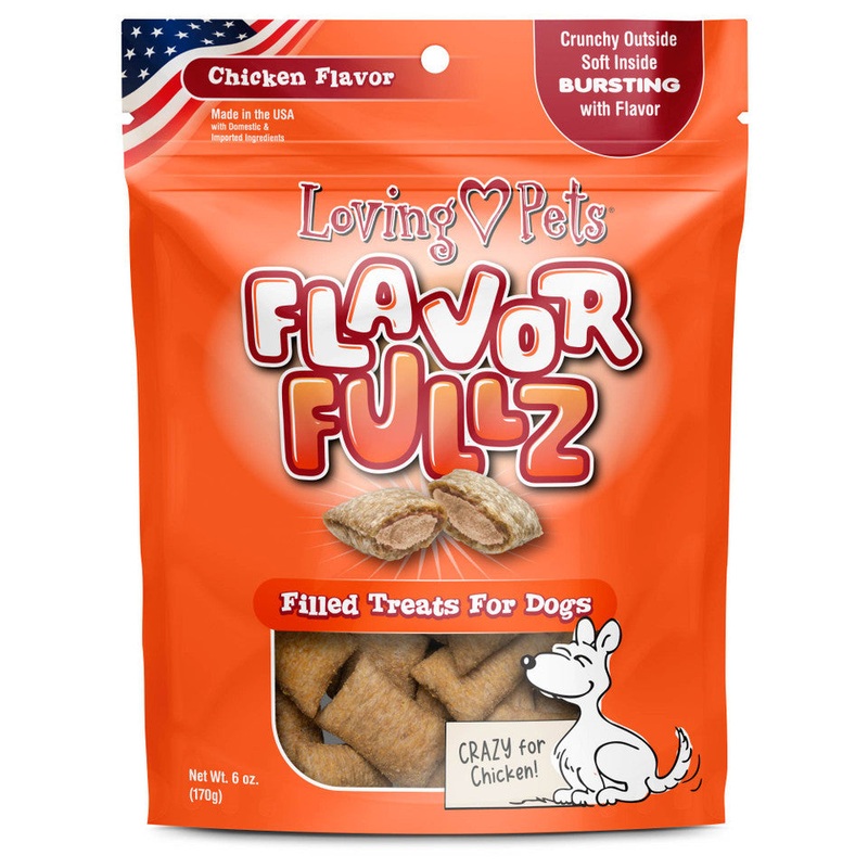 Loving Pets Flavorfullz Dog Treats 6 oz Chicken