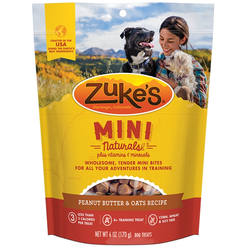 Zukes Mini Naturals Peanut Butter & Oats Recipe 6oz