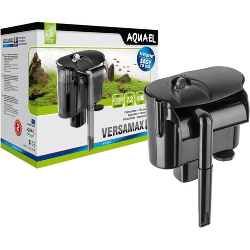 Aquael VersaMax 2 External Filter [Max Flow:800 l/h] For 40-200 Litres Aquarium