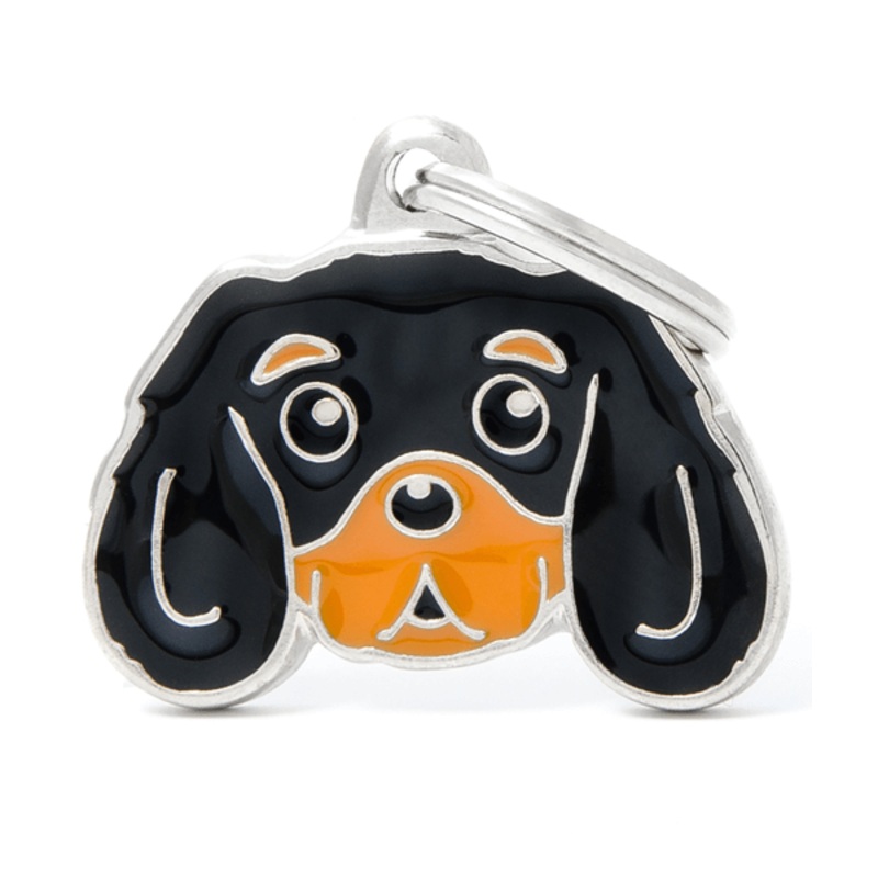 ID Tag – Black and Tan King Charles Cavalier