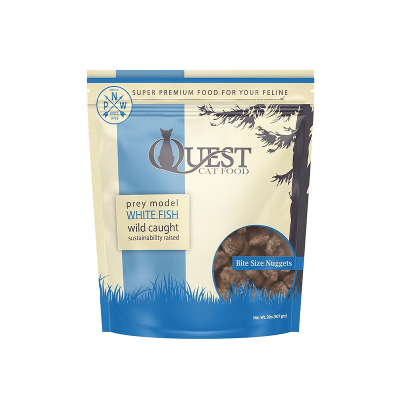 Steve’s Quest Whitefish Nuggets Raw Cat Food 2 lb