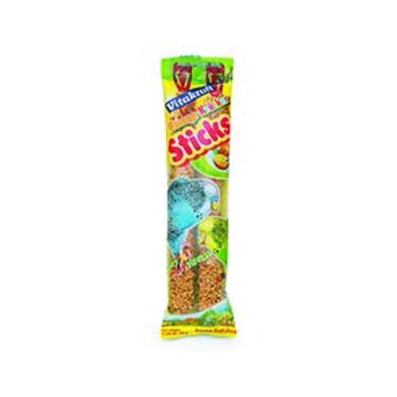 Vitakraft Crunch Sticks with Orange Parakeet Treat  2 Sticks  1.6 oz.