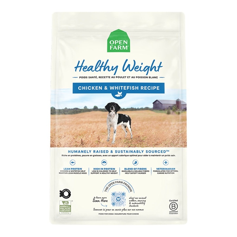 Open Farm Chicken & Whitefish Healthy Weight Dry Dog Food 4lb