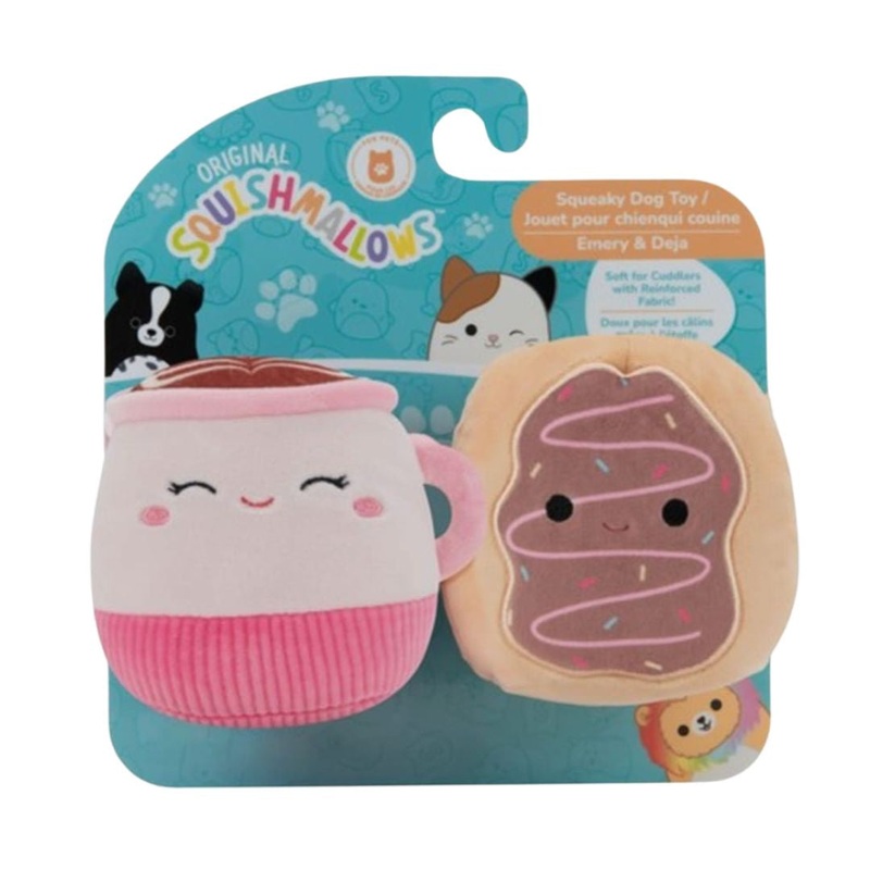 Squishmallows 3.5″ Cafe Emery & Deja