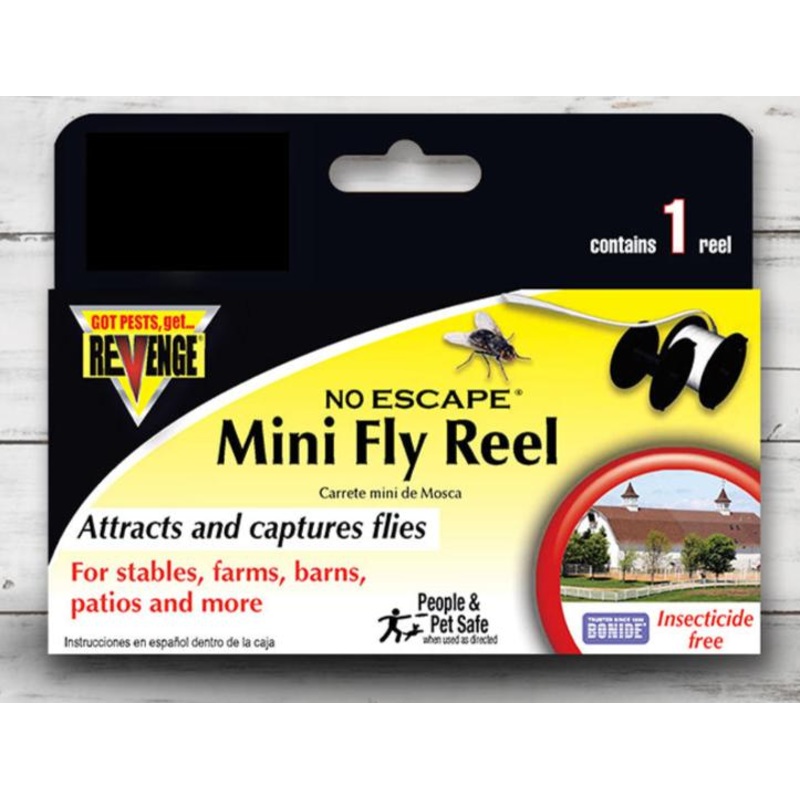Bonide REVENGE Mini Fly Reel Sticky Fly Trap