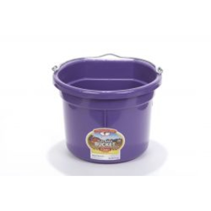 Little Giant 8 Quart Flat Back Plastic Bucket