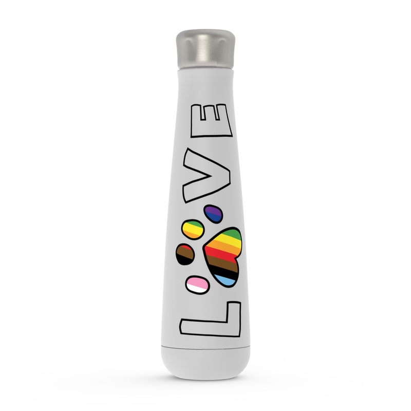 Pride Love Peristyle Water Bottles White