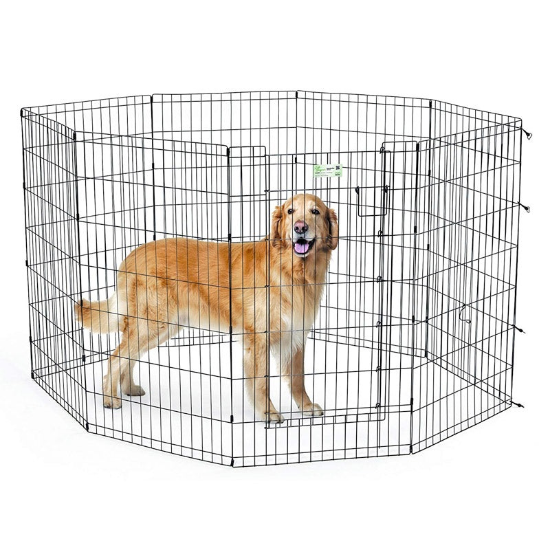 42 Black Exercise Pen with Full MAX Lock Door