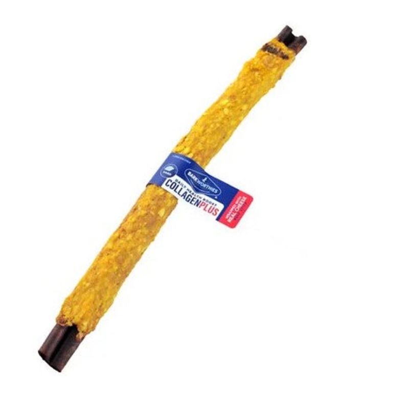 Barkworthies Collagen Cheese Stick Dog Treats 12″