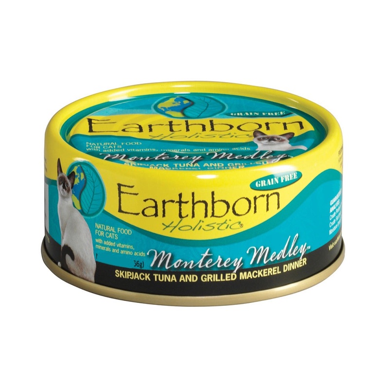 Earthborn Holistic Monterey Medley Grain-Free Cat Canned Food 3oz