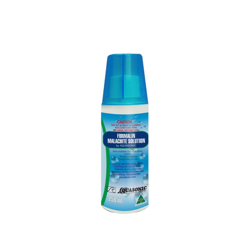 Aquasonic – Formalin Malachite Solution (250ml) 250ml